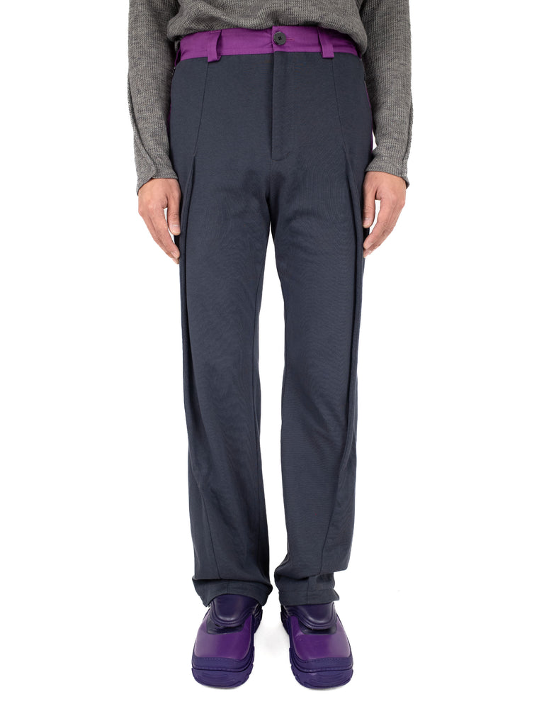 AGATHON TROUSER DIM GREY/DAHLIA