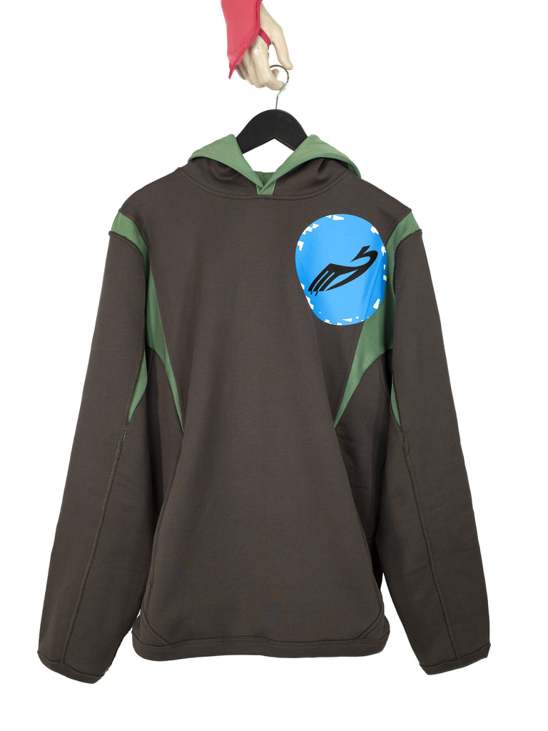 00082020 TULCEA CONTRAST HOODIE BROWN