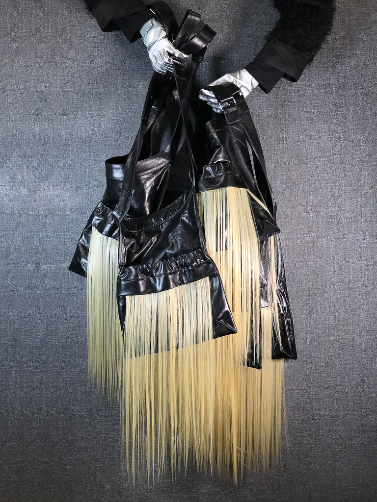 00072019 LEATHER DORIS BAG BLONDE