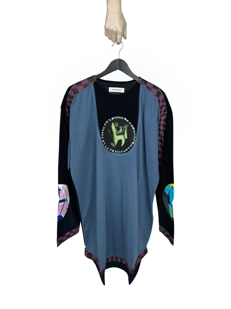 00082020 ORPHEUS RACING LONG SLEEVE TOP TEAL BLUE