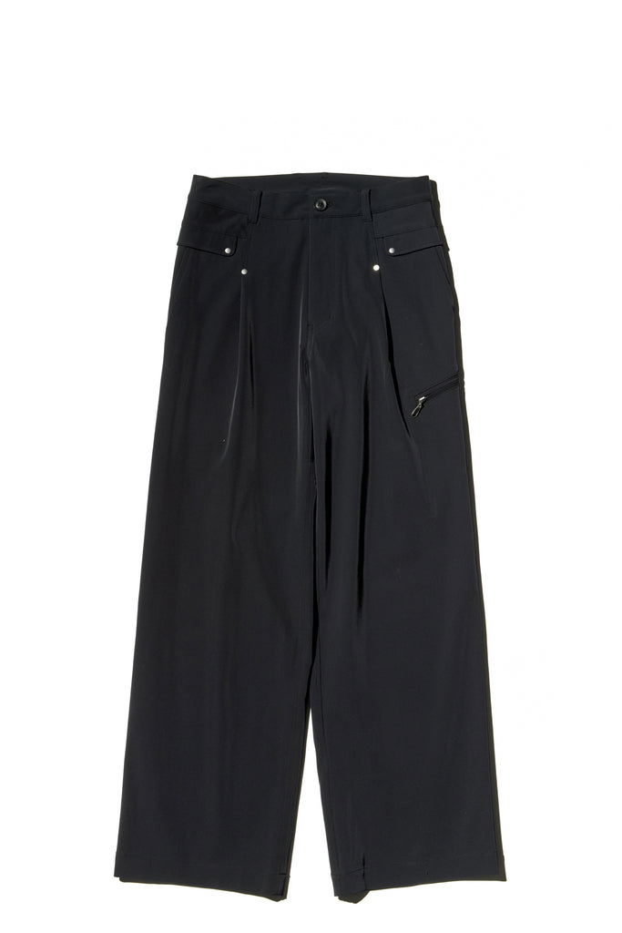 MIRBELIOIDS CARGO TROUSERS - BLACK