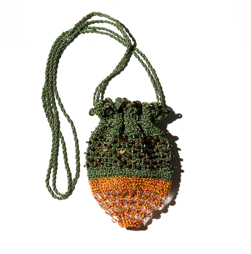 GANNET CROCHET POUCH - CAMOUFLAGE & FIREBALL
