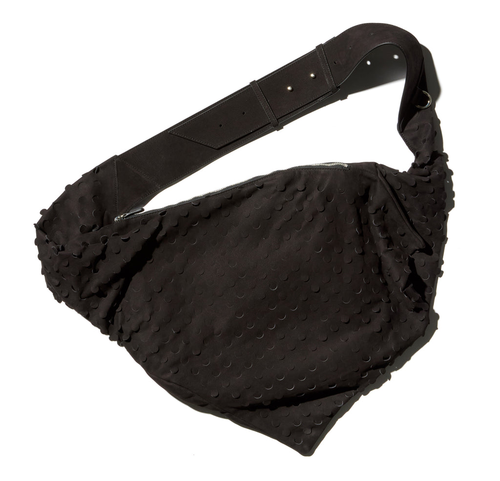 FIORE TWISTED BAG - RAVEN BLACK
