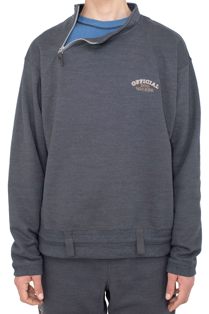 DANTE DOG WALKER SWEATER - GREY