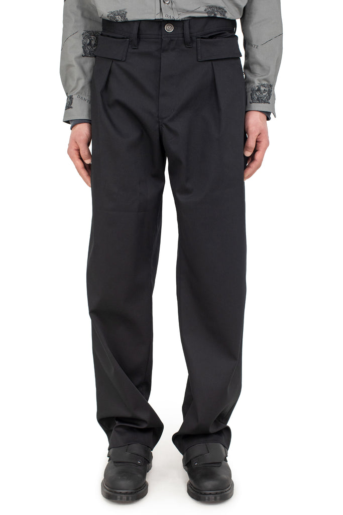 DANTE HUNTING TROUSERS - RAVEN BLACK