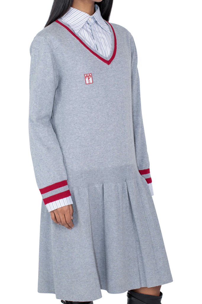 VIVIAN JUMPER DRESS - LONDON FOG