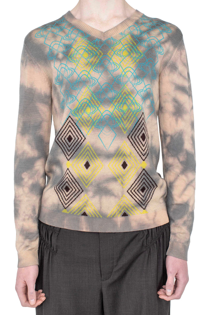 HATHA V-NECK KNIT - PECAN