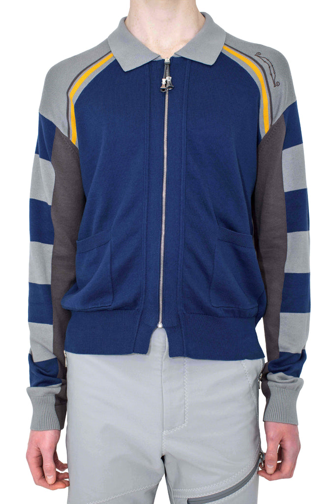 KEST CARDIGAN - NAVY & ANCHOR