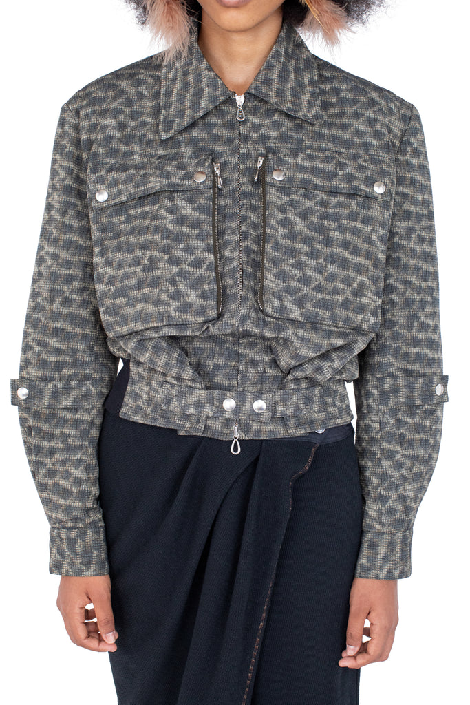 PEREGRINE JACKET - FEATHER PRINT