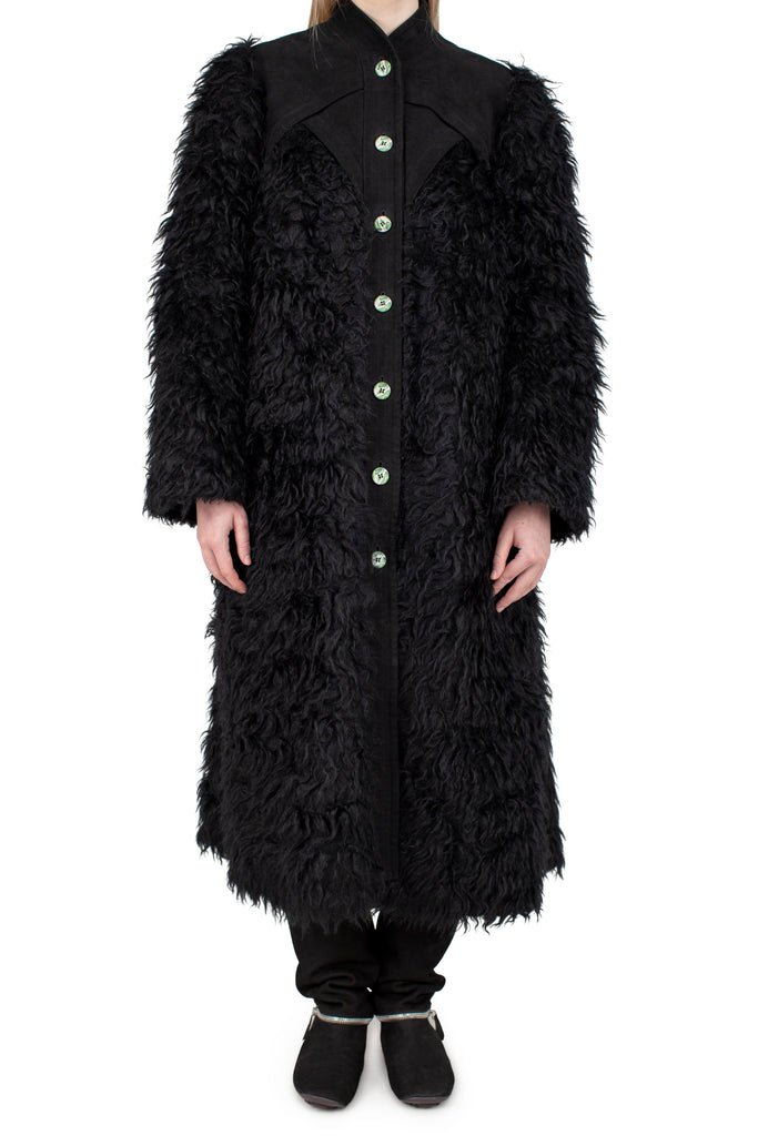 EMANUEL COAT - STYGIAN BLACK