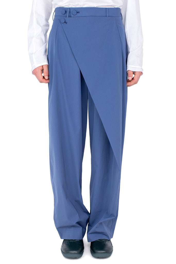 KIPPEL WRAP TROUSERS - ABYSS BLUE