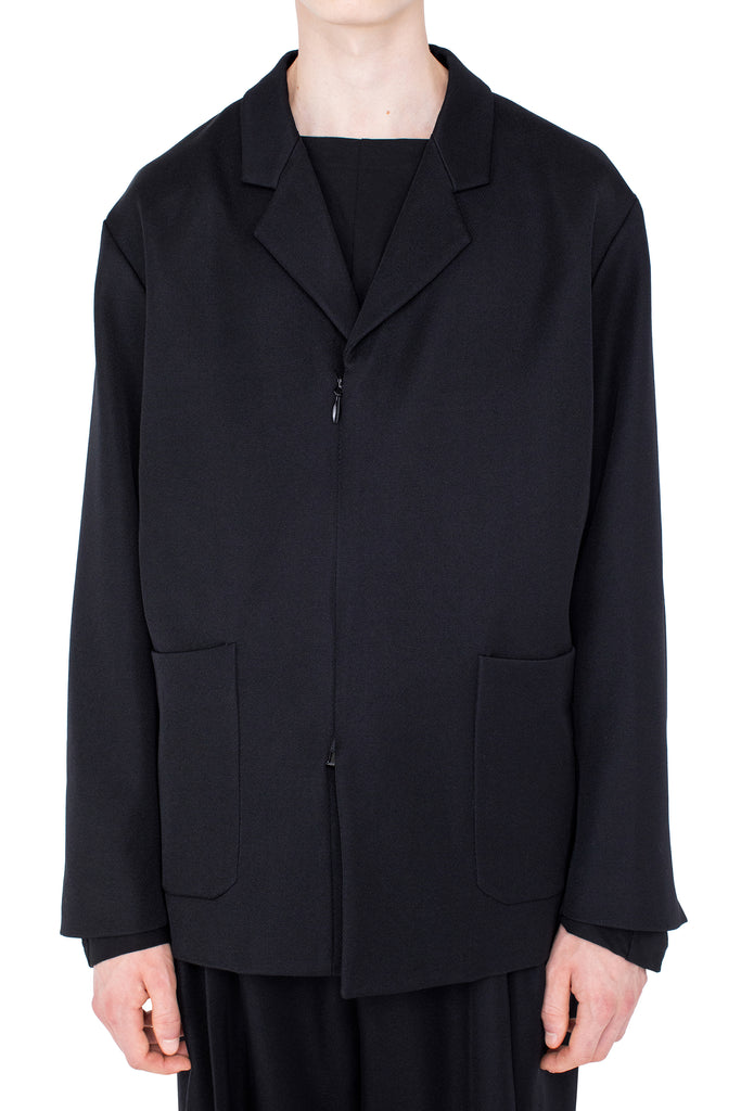 VOTIVE ZIP BLAZER - JET BLACK