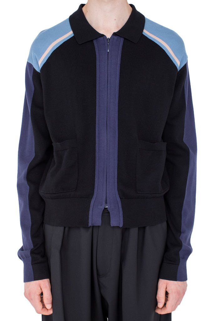MUNNO KNIT CARDIGAN - PHANTOM BLACK