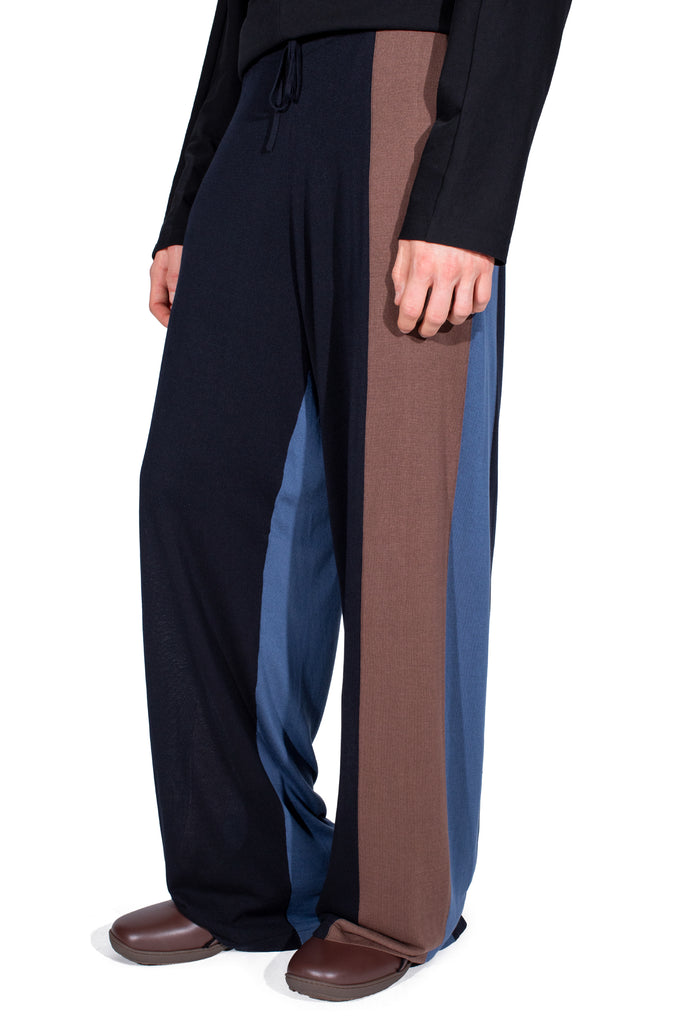 SIGO KNIT TROUSERS - BROWN