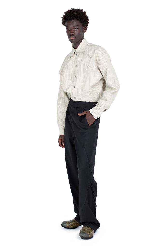 VIG K-DART TROUSER - CROW BLACK/BLACK