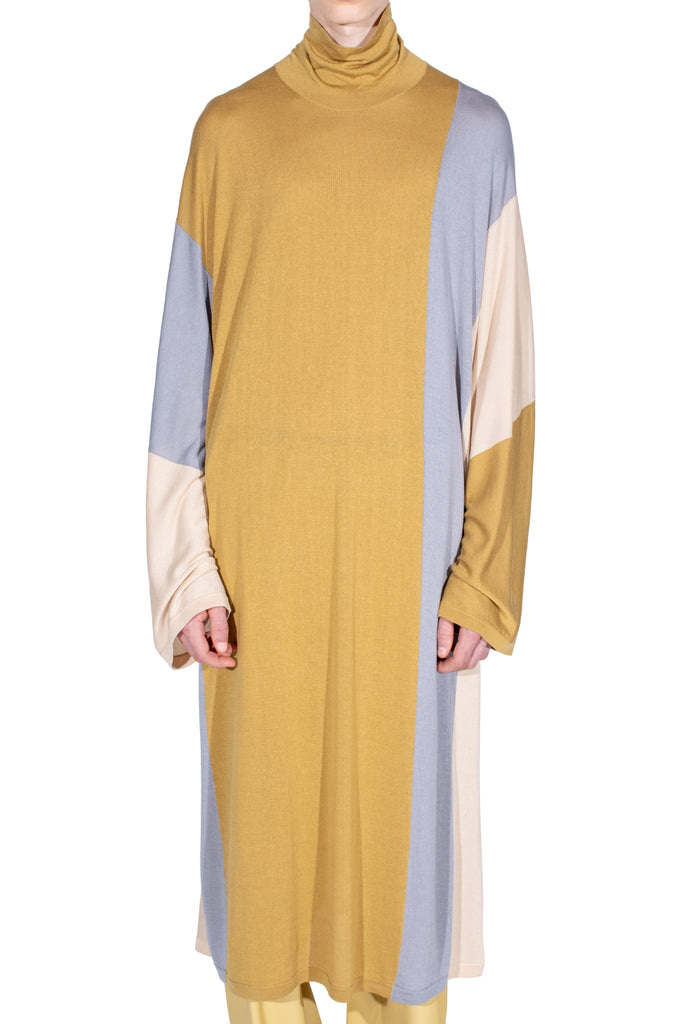 SIGO KNIT TUNIC - OCHRE