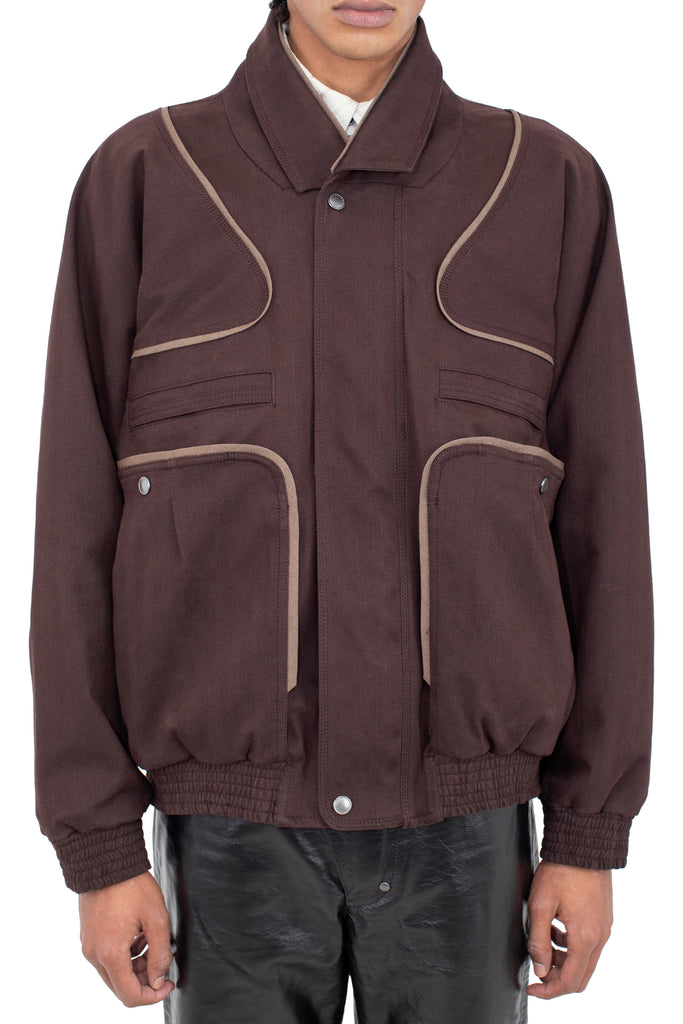 HARRER BLOUSON - WOOD BROWN/SEPIA
