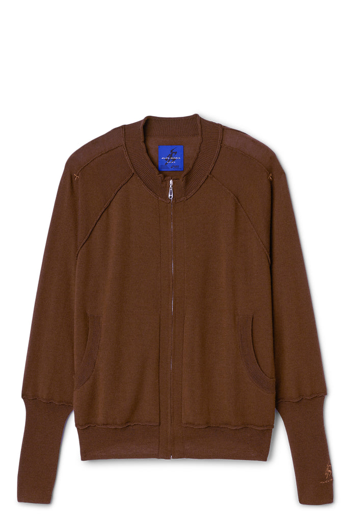 OXALIDIC KNIT CARDIGAN - MOLE