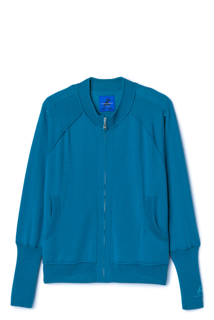 OXALIDIC KNIT CARDIGAN - INK BLUE