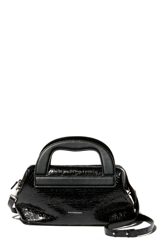 ISADORA BAG - CRACKED BLACK