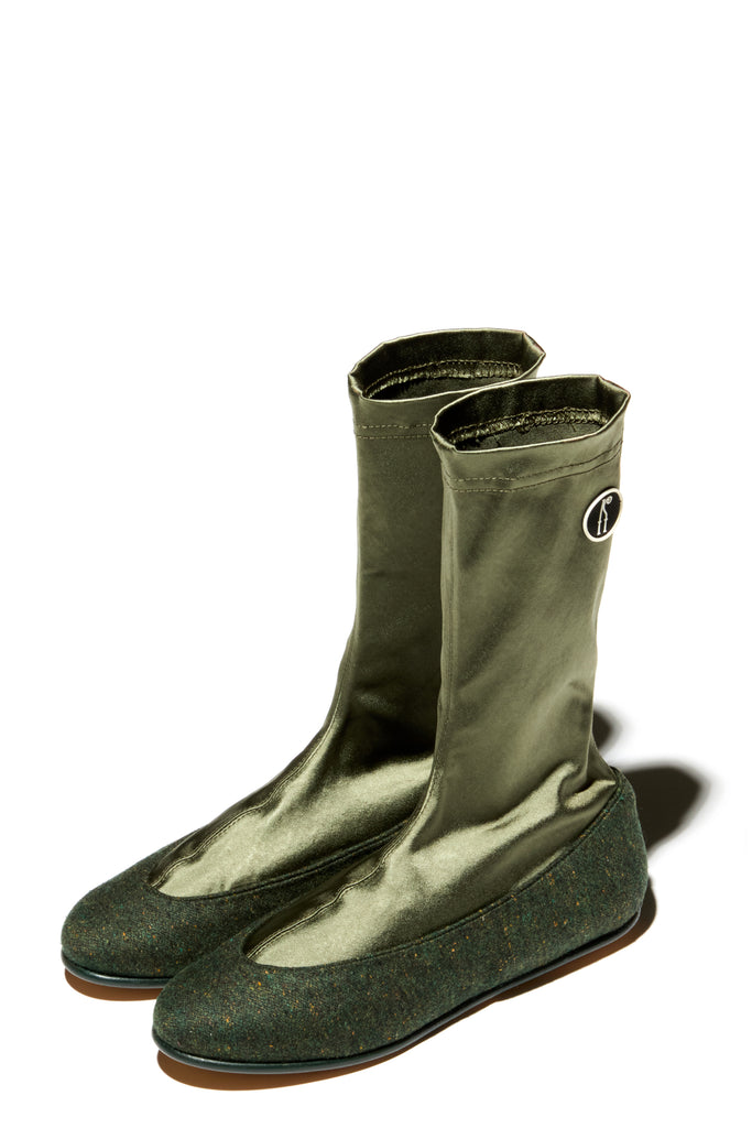 PROXIMA LOW BALLERINA - OLIVE GREEN