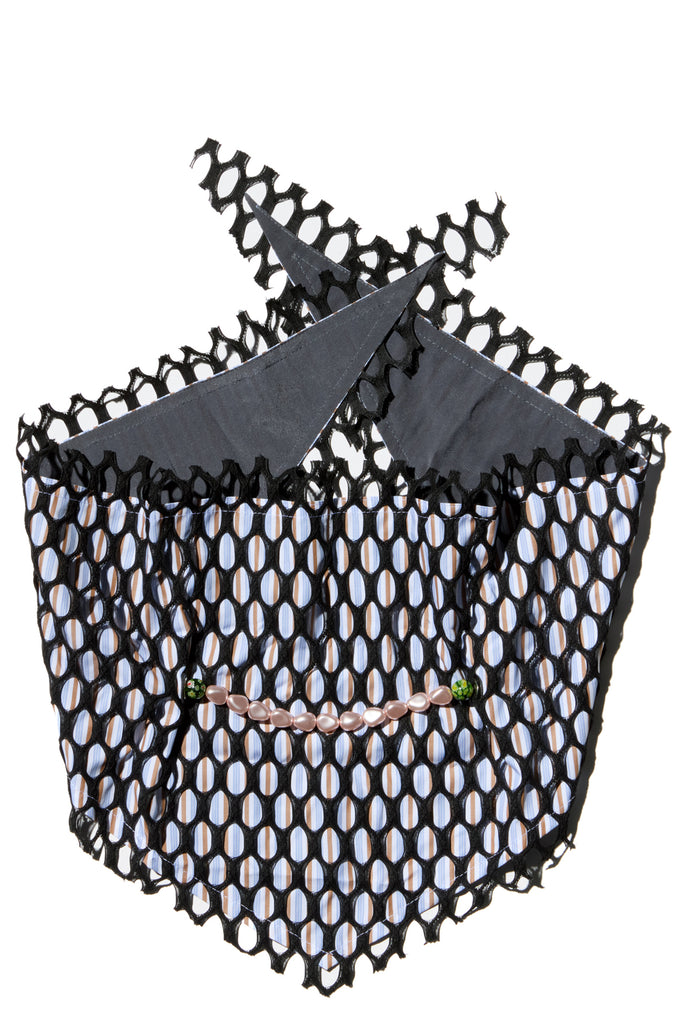 ARMANTROUT PEARL NECKLACE - HAZEL STRIPE/BEIGE PEARL