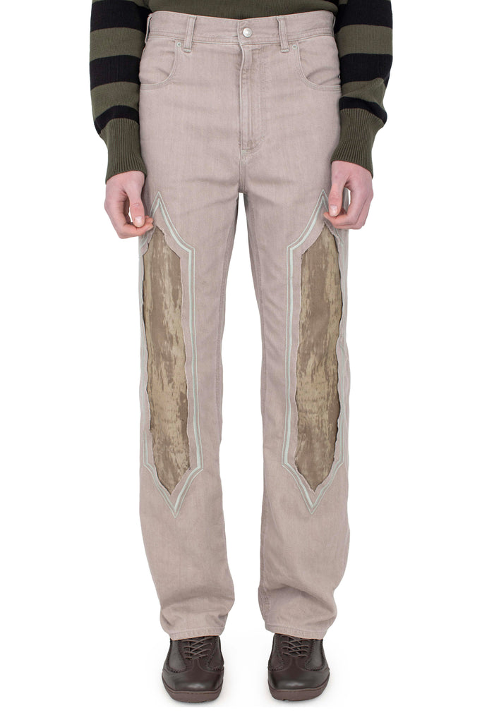 REMORA PANELLED TROUSER - SOFT TAN