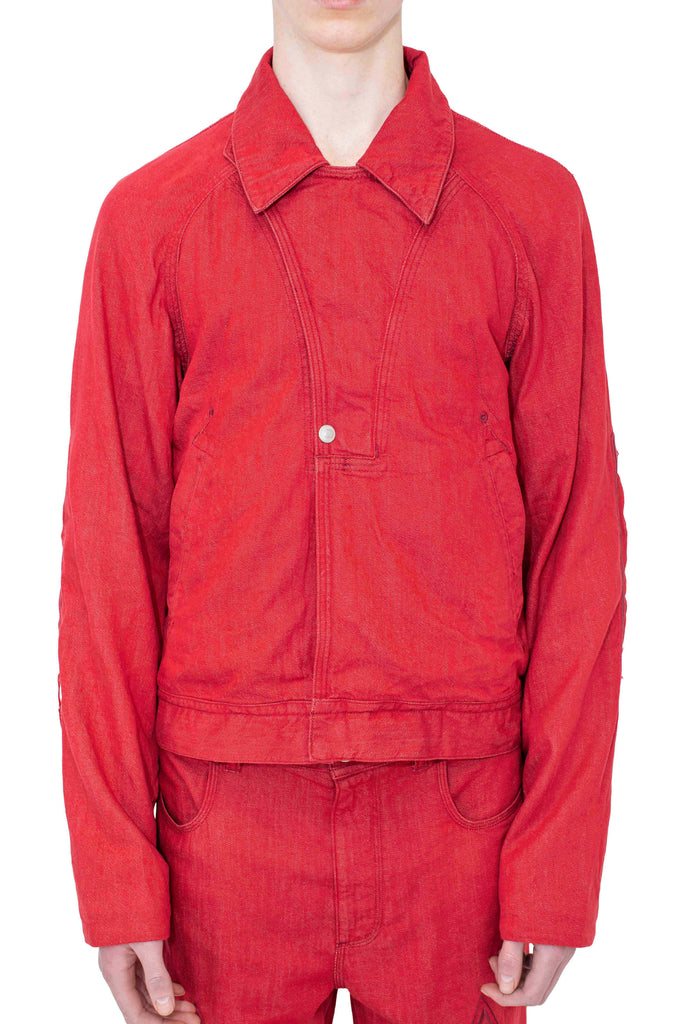 REMORA BLOUSON - CHERRY RED