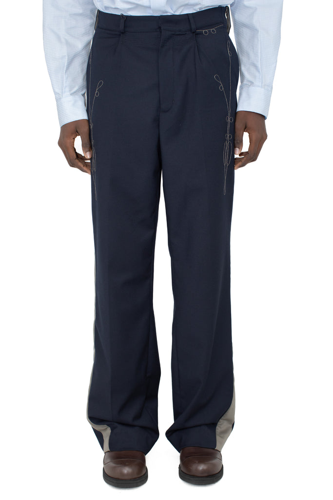 KORMOS MILITARY TROUSER - D NAVY/SLATE GREY