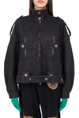 DANTE WORKWEAR JACKET - SPECKLED BLACK