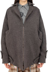 DANTE ARMOURED COAT - D BROWN