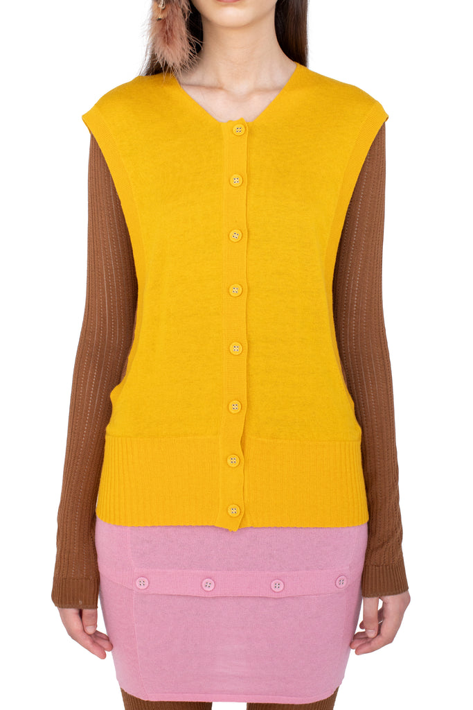 GUILLEMOT COCOON CARDIGAN - FLEUR DE LIS & MOCHA