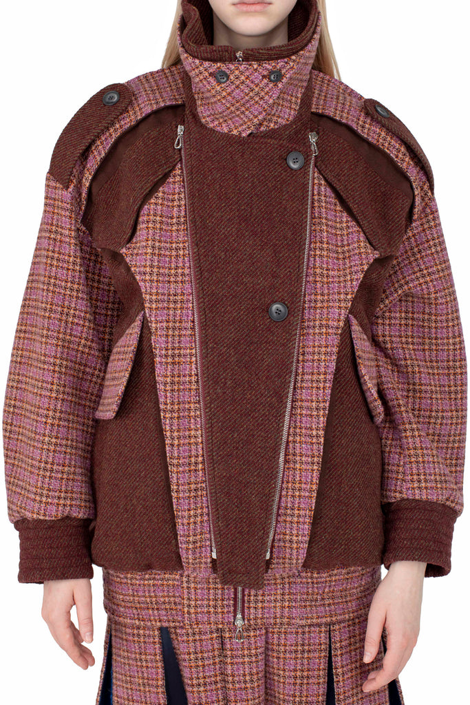 CHASSEUR JACKET - ROSEWOOD TWEED