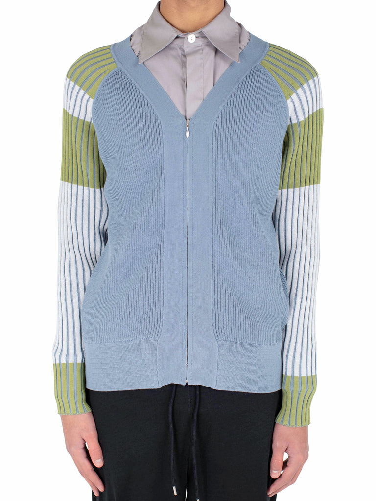 INEX CARDIGAN - BLUE / IVORY / GREEN / BLACK