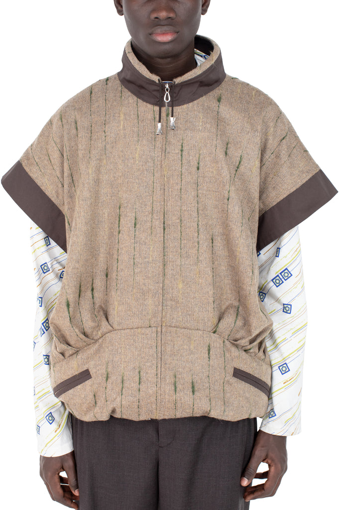 RAINA VEST - MOOR BROWN