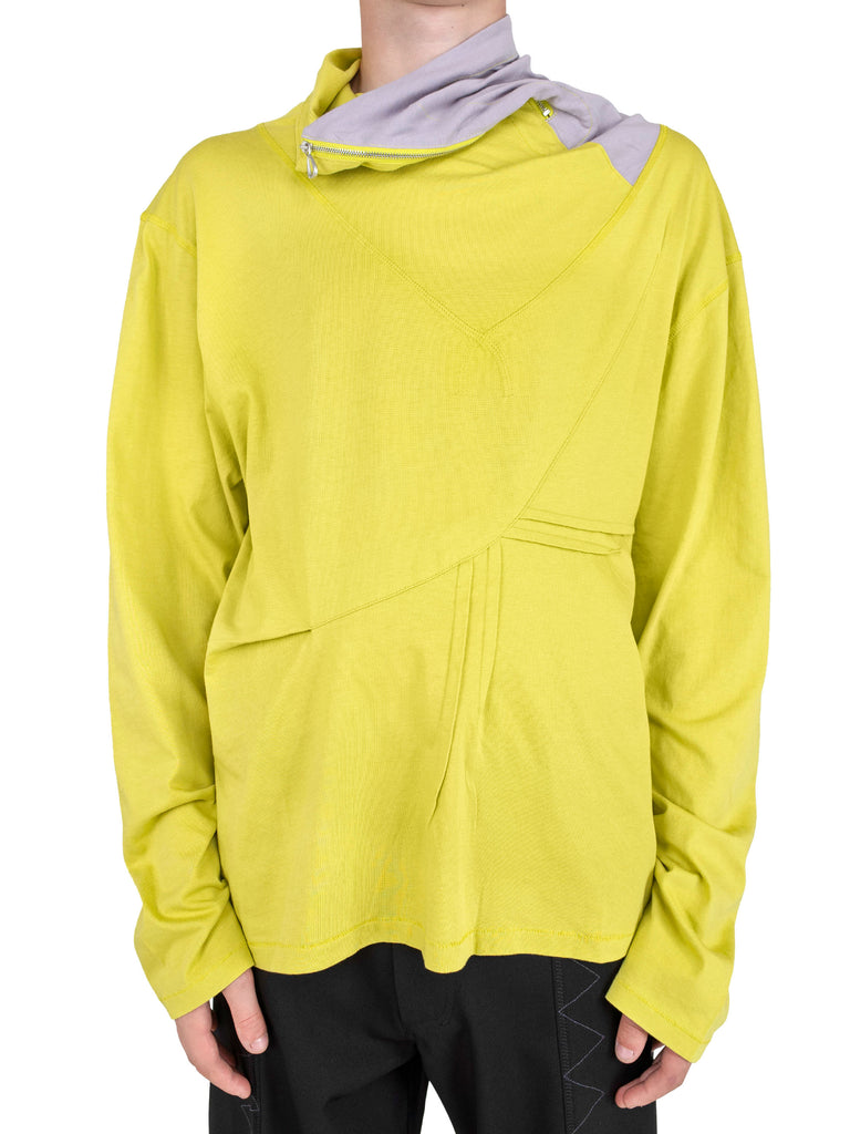 OHNE ZIP LONG SLEEVE - LIME / ICY LILAC