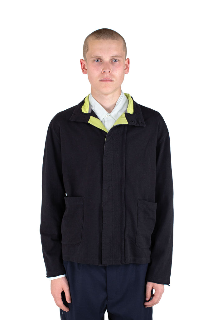 LEVI'S ASYMMETRIC JERSEY JACKET - BLACK