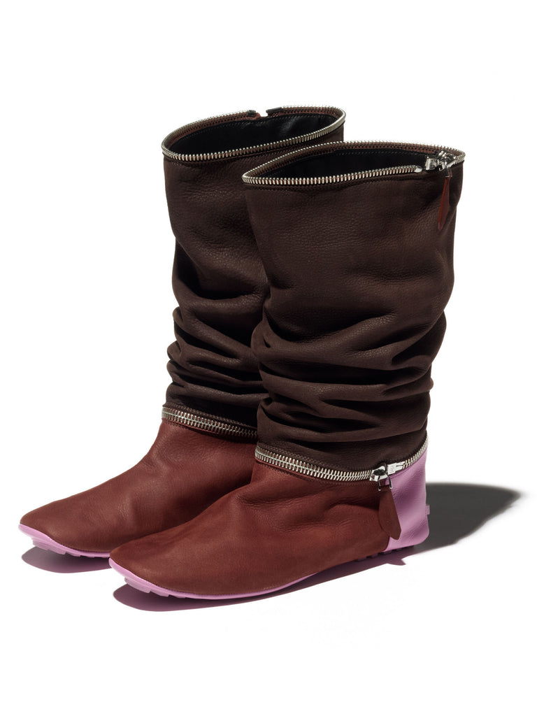 MODULAR DRIVING BOOTS - ESPRESSO BROWN