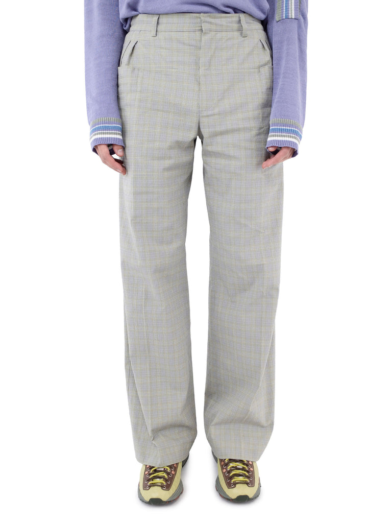 ORMA REVERSIBLE TROUSER YELLOW CHECK